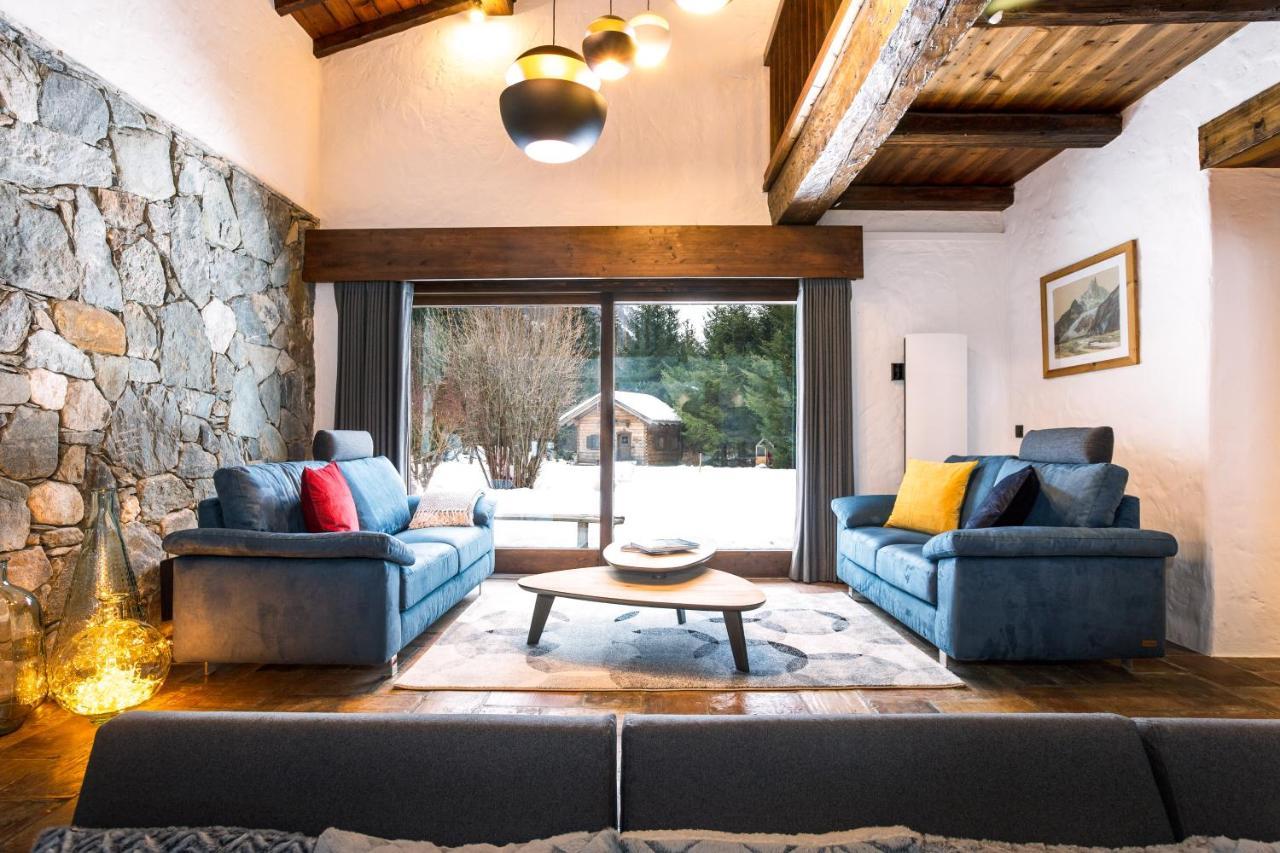 Chalet Les Praz - 280Sqm - Sauna Cinema Fitness - 5 Bedrooms In Heart Of Les Praz - By Cozee Rentals Chamonix Exteriör bild