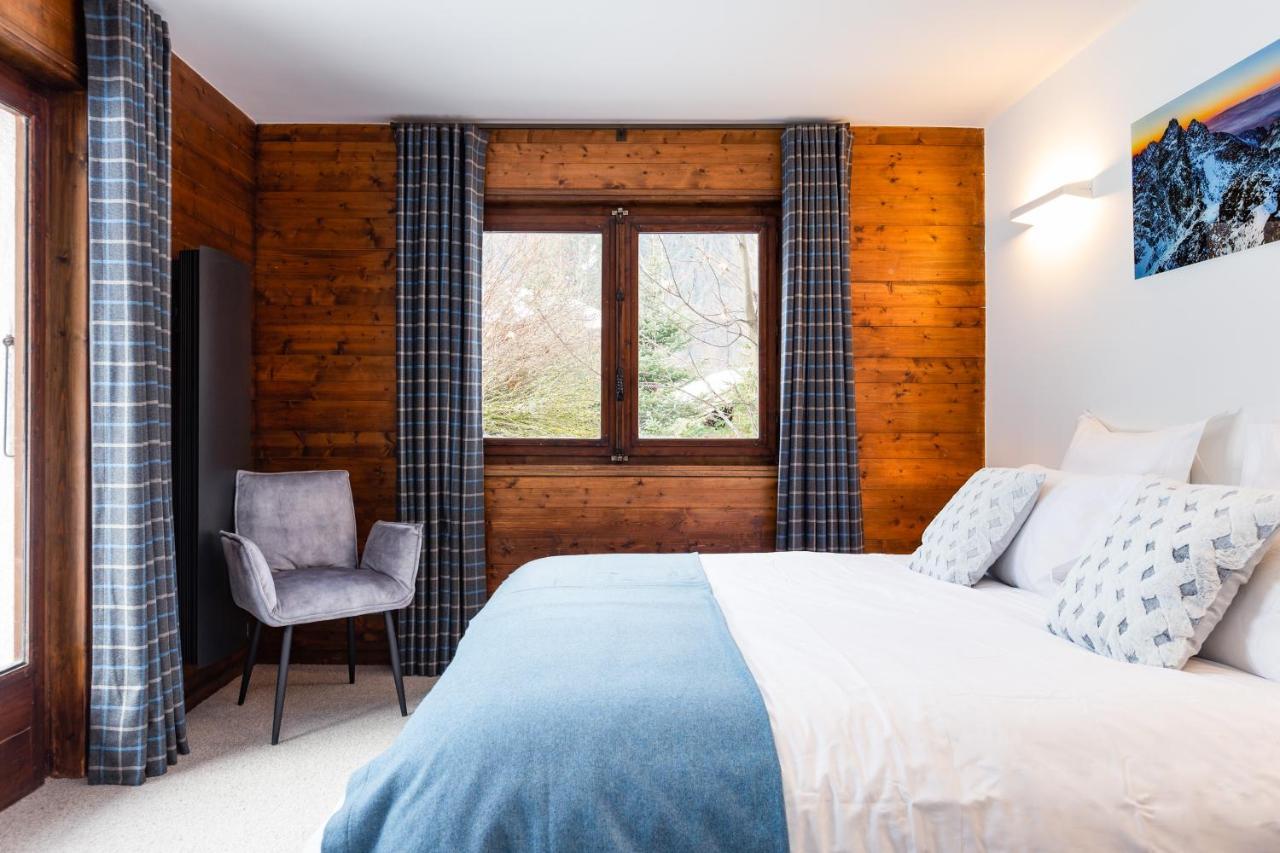 Chalet Les Praz - 280Sqm - Sauna Cinema Fitness - 5 Bedrooms In Heart Of Les Praz - By Cozee Rentals Chamonix Exteriör bild