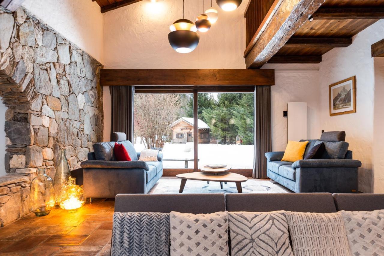 Chalet Les Praz - 280Sqm - Sauna Cinema Fitness - 5 Bedrooms In Heart Of Les Praz - By Cozee Rentals Chamonix Exteriör bild