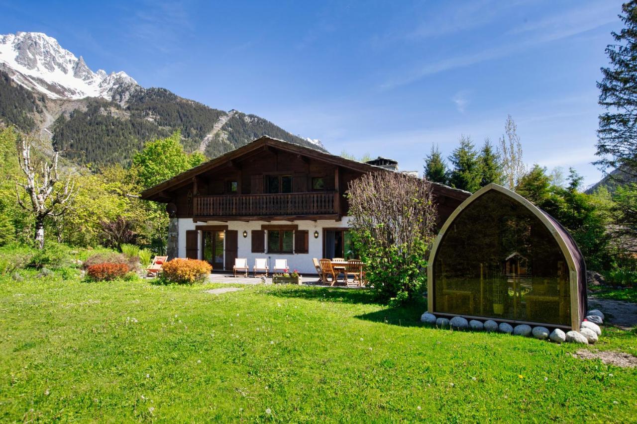Chalet Les Praz - 280Sqm - Sauna Cinema Fitness - 5 Bedrooms In Heart Of Les Praz - By Cozee Rentals Chamonix Exteriör bild