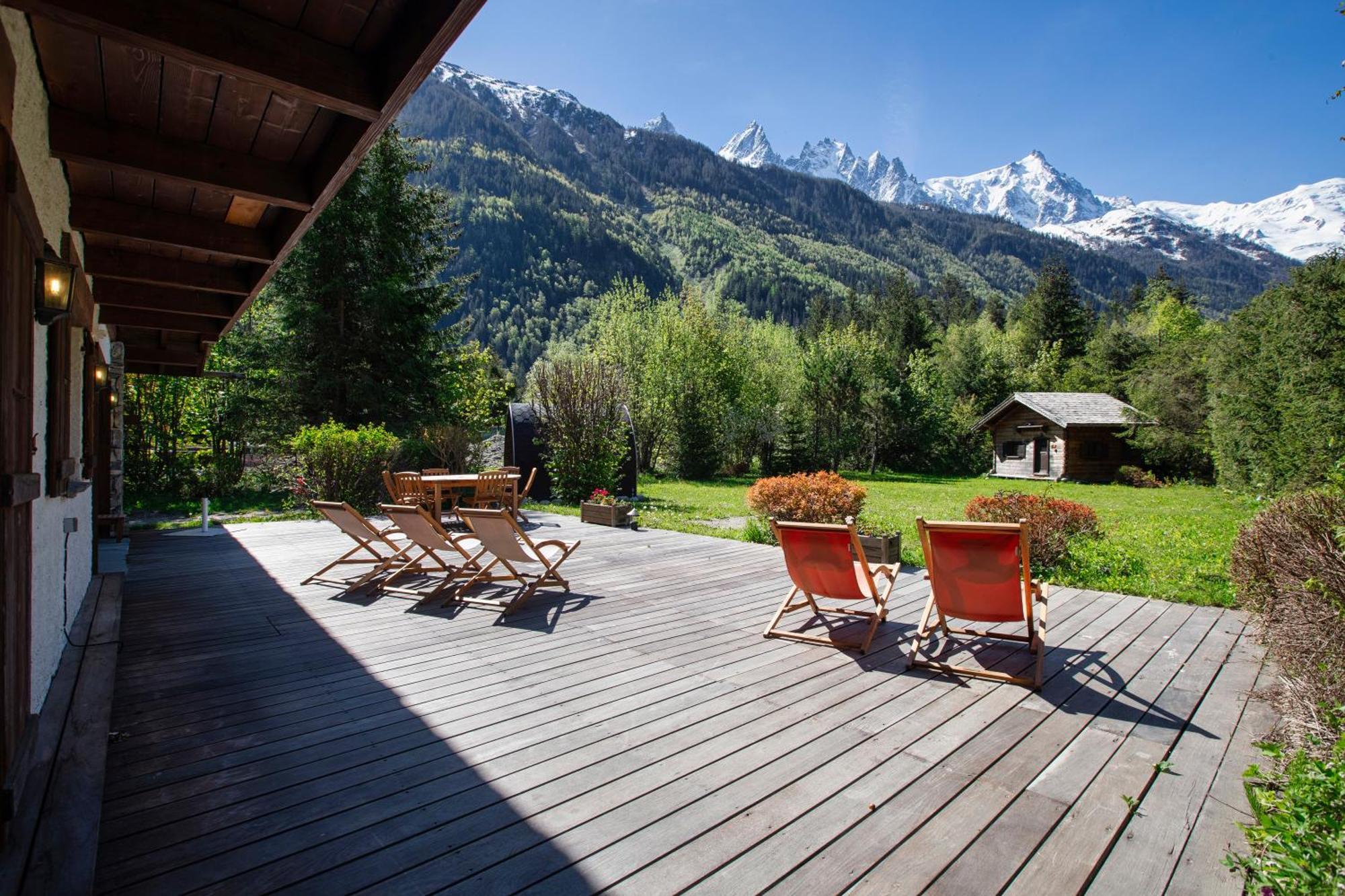 Chalet Les Praz - 280Sqm - Sauna Cinema Fitness - 5 Bedrooms In Heart Of Les Praz - By Cozee Rentals Chamonix Exteriör bild